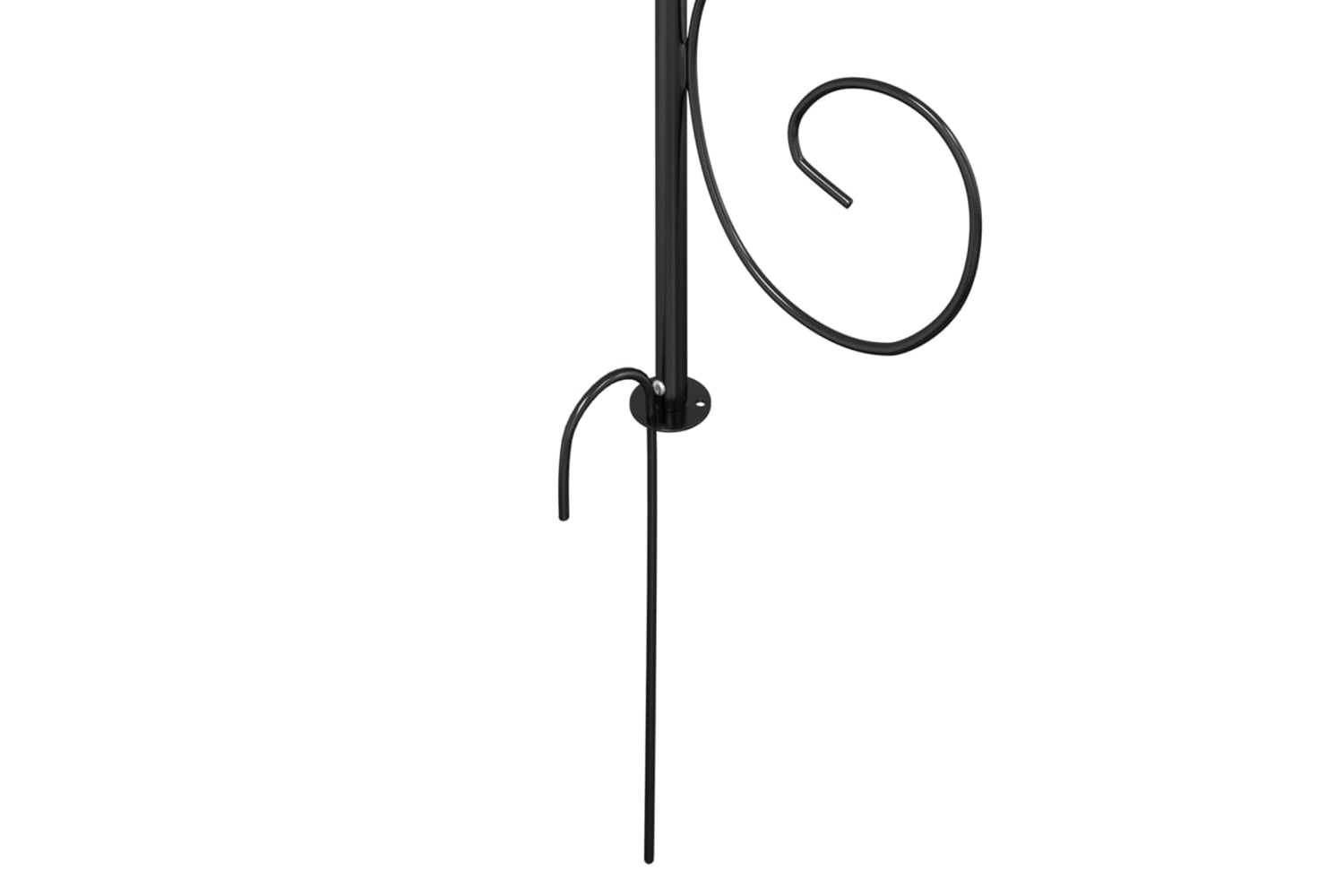 vidaXL 319351 Garden Arch Black ÃƒÂƒÃ‚Â˜180x255cm Steel-5