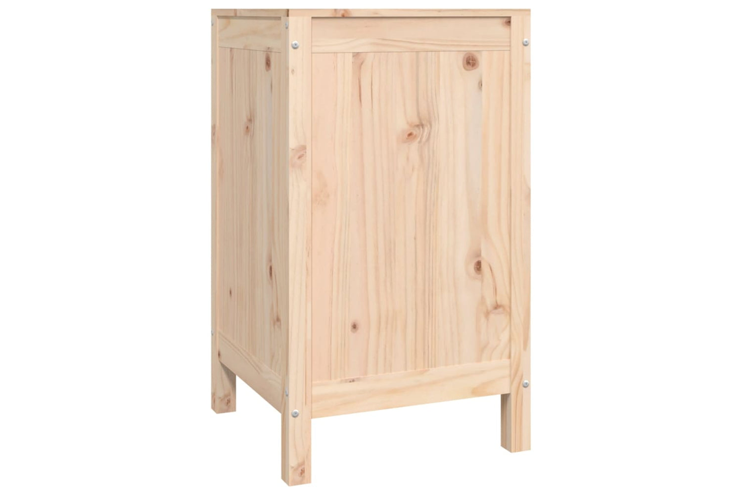 vidaXL 823574 Laundry Box 44x44x76cm Solid Wood Pine-4