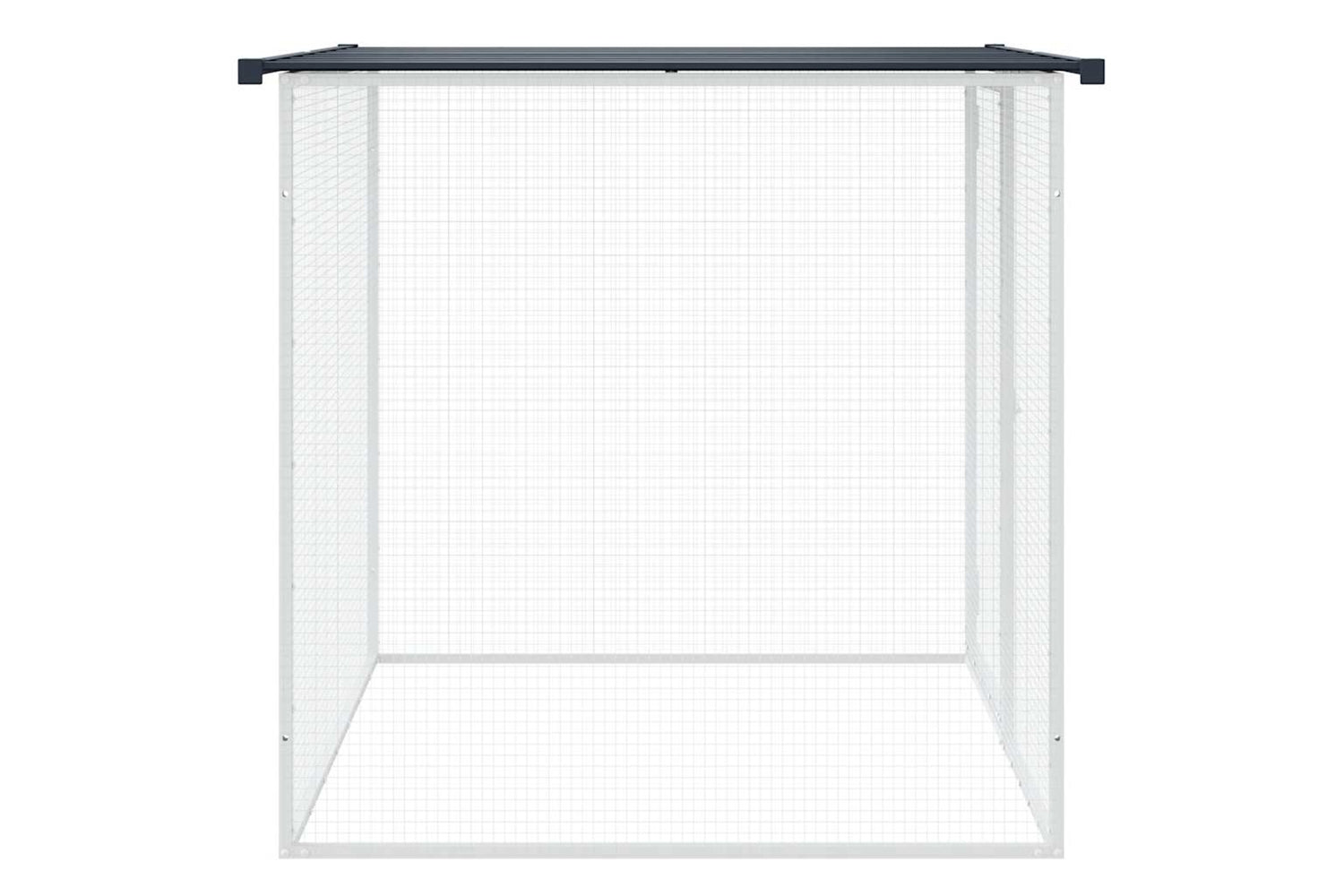 Vidaxl Chicken Cage With Roof Anthracite 103x98x90 Cm Galvanised Steel-3