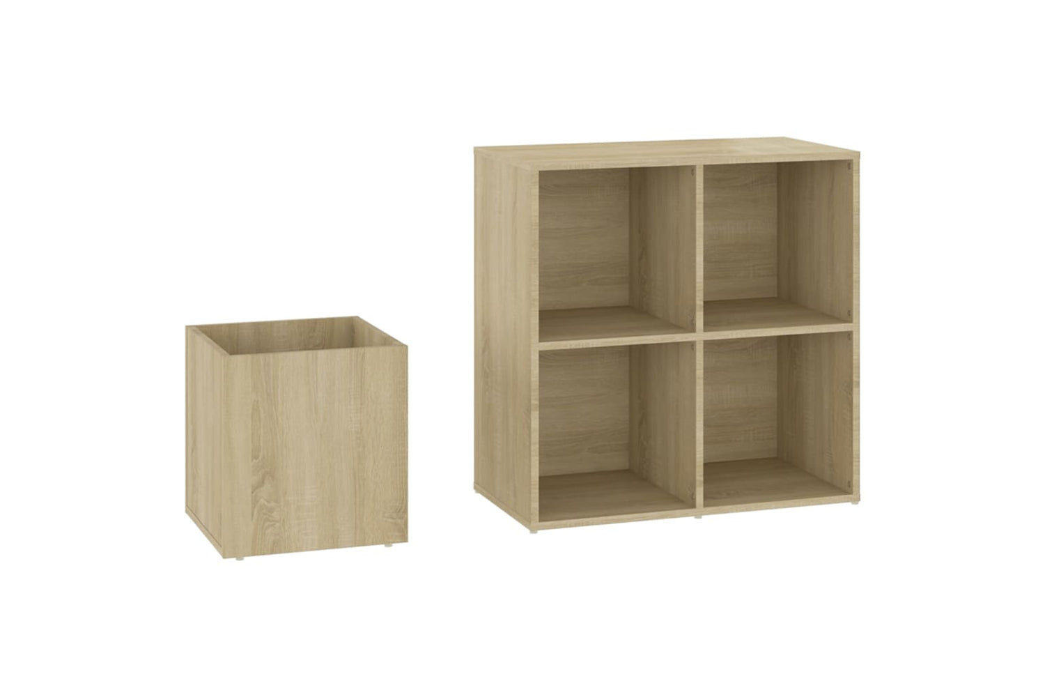 vidaXL 808254 Hall Shoe Cabinet Sonoma Oak 105x35.5x70cm Engineered Wood-6