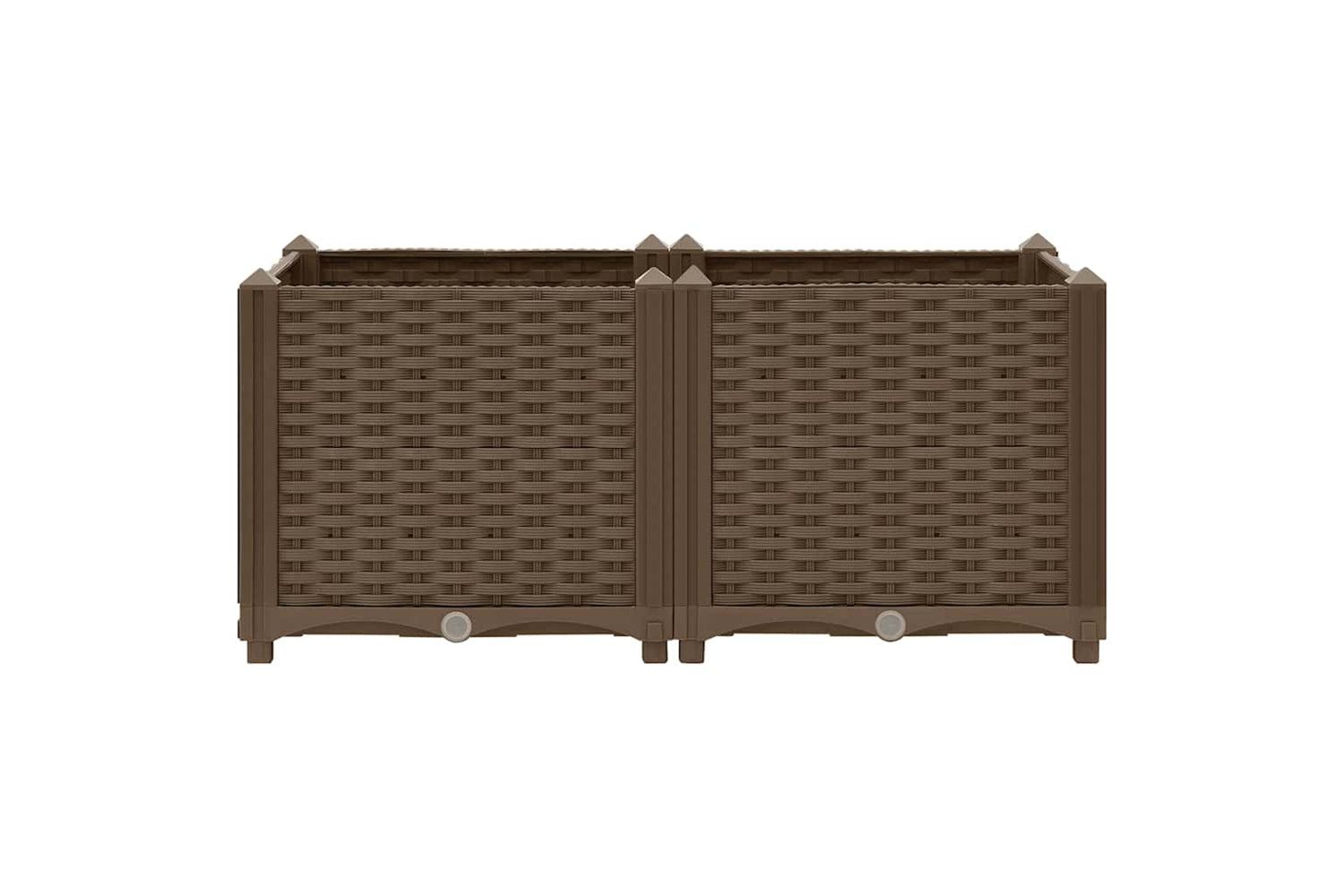 vidaXL Raised Bed 80x40x38cm Polypropylene-4