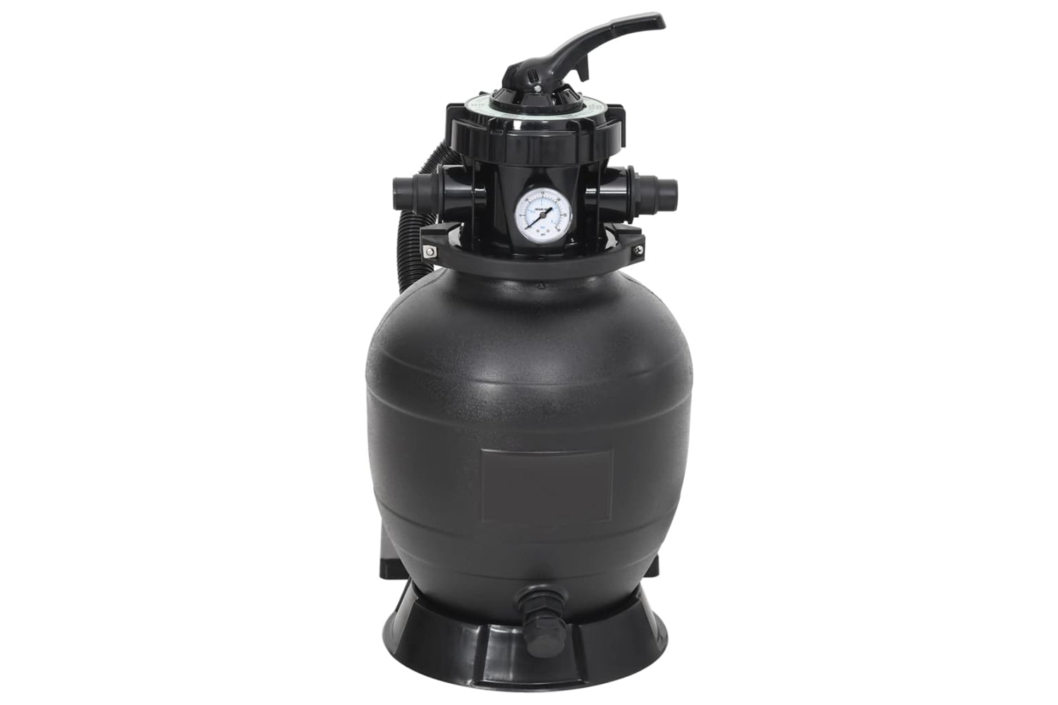 Vidaxl Pool Sand Filter With 6-way Valve Black-4