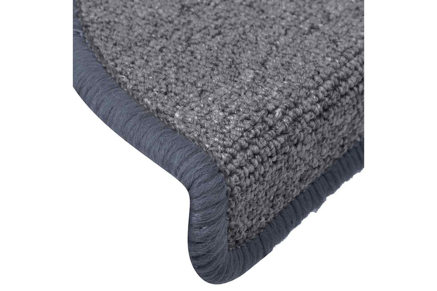 vidaXL 322375 Carpet Stair Treads 15 Pcs Light Grey And Blue 65x24x4cm-6