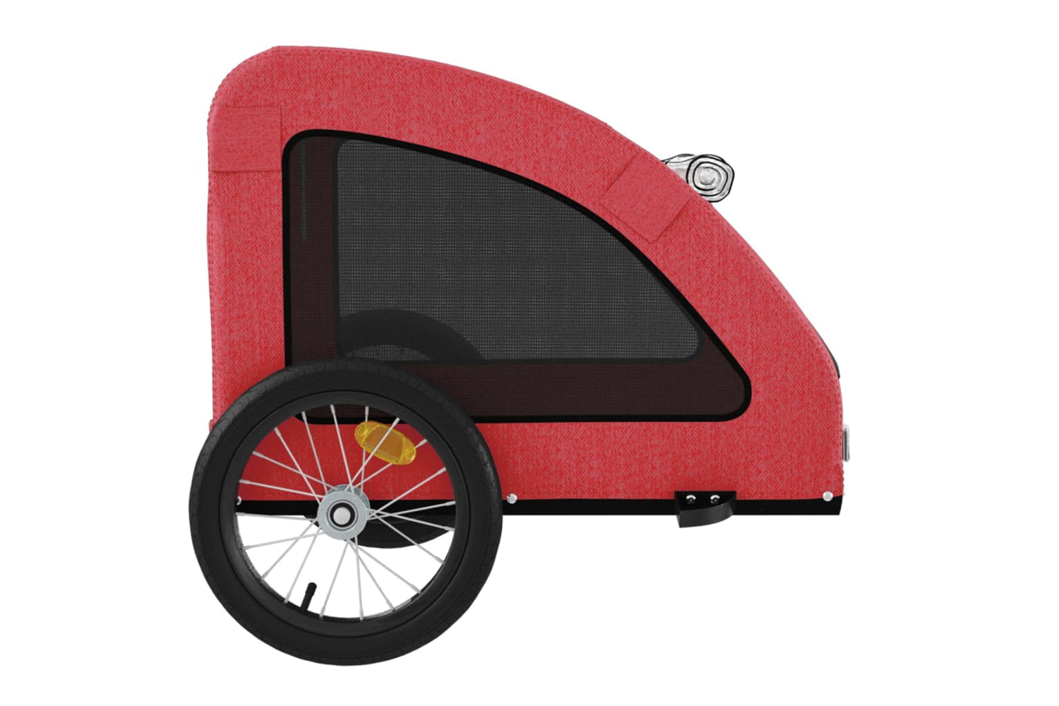Vidaxl 93957 Pet Bike Trailer Red Oxford Fabric And Iron-6