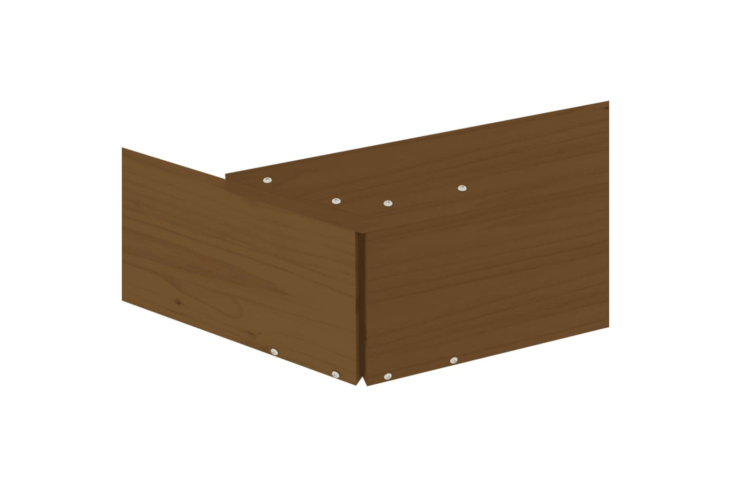vidaXL 825019 Sandbox With Seats Honey Brown Octagon Solid Wood Pine-6