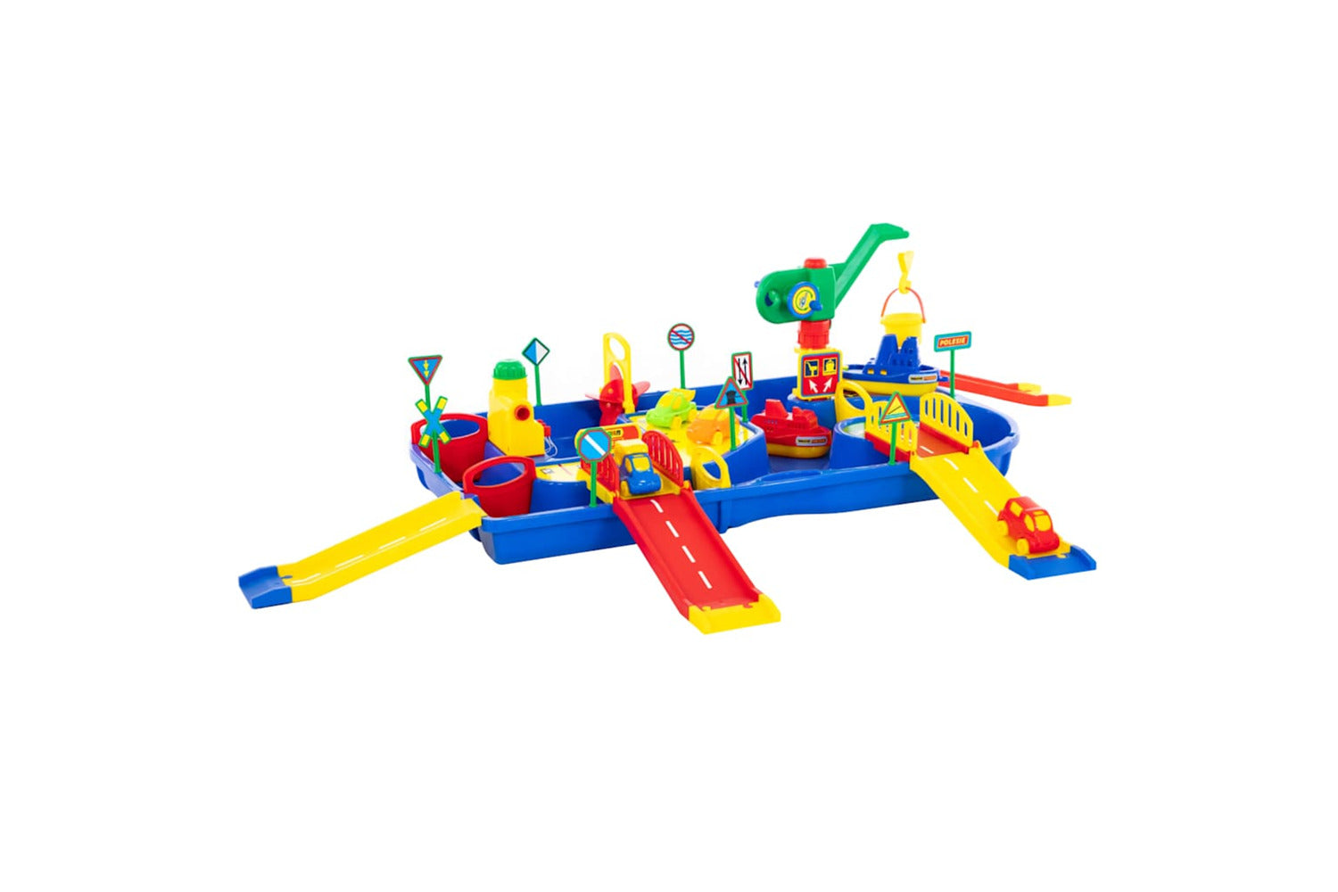 Polesie Wader 9 Piece Water System Set With Ramps 152x92x35 Cm Pp-3