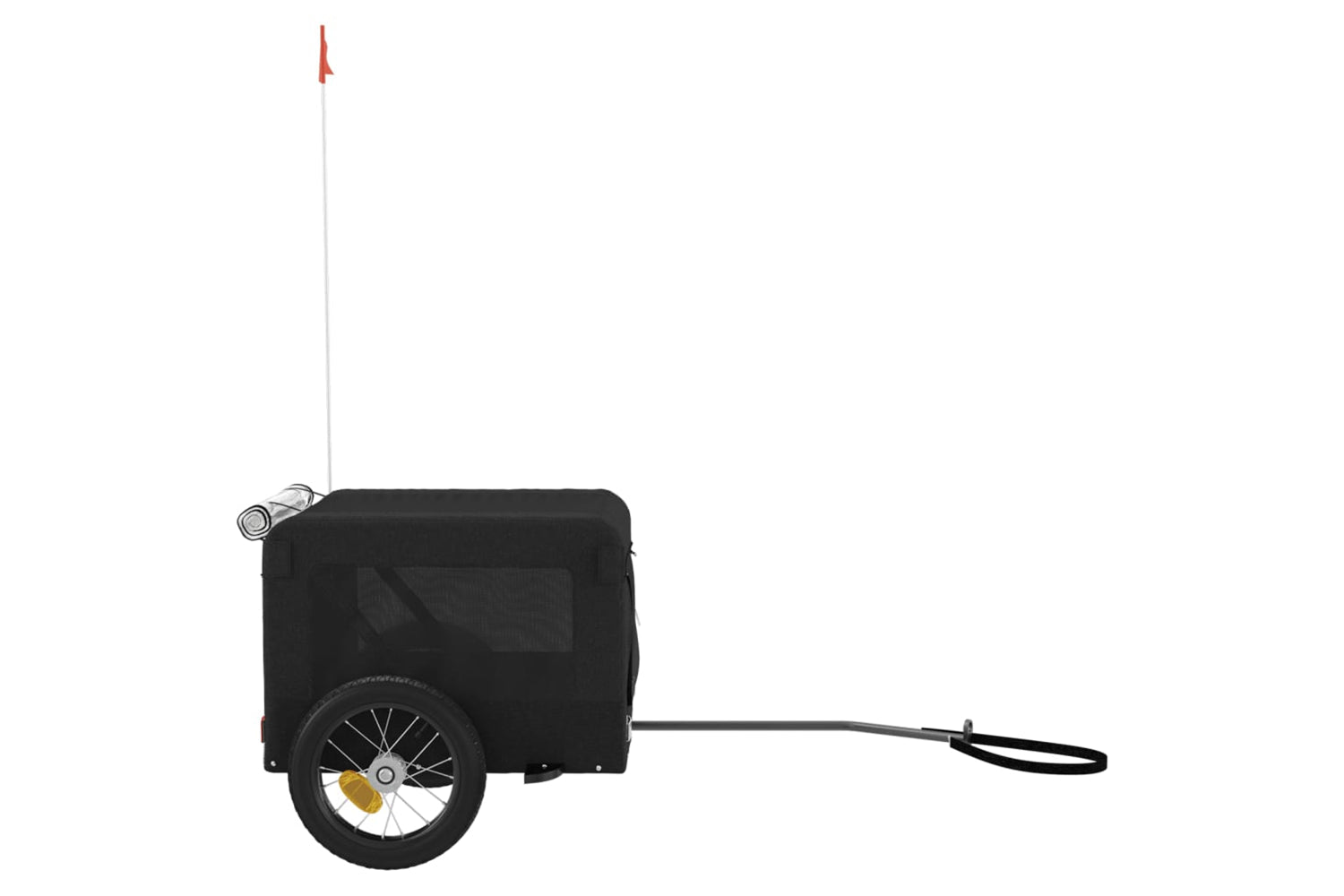 Vidaxl 93912 Pet Bike Trailer Black Oxford Fabric&iron-6