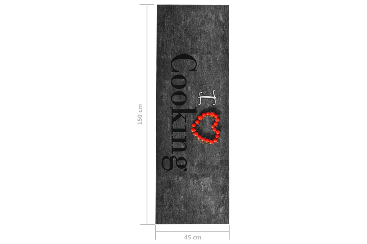 vidaXL 323471 Kitchen Floor Mat Washable Cooking 45x150cm-5