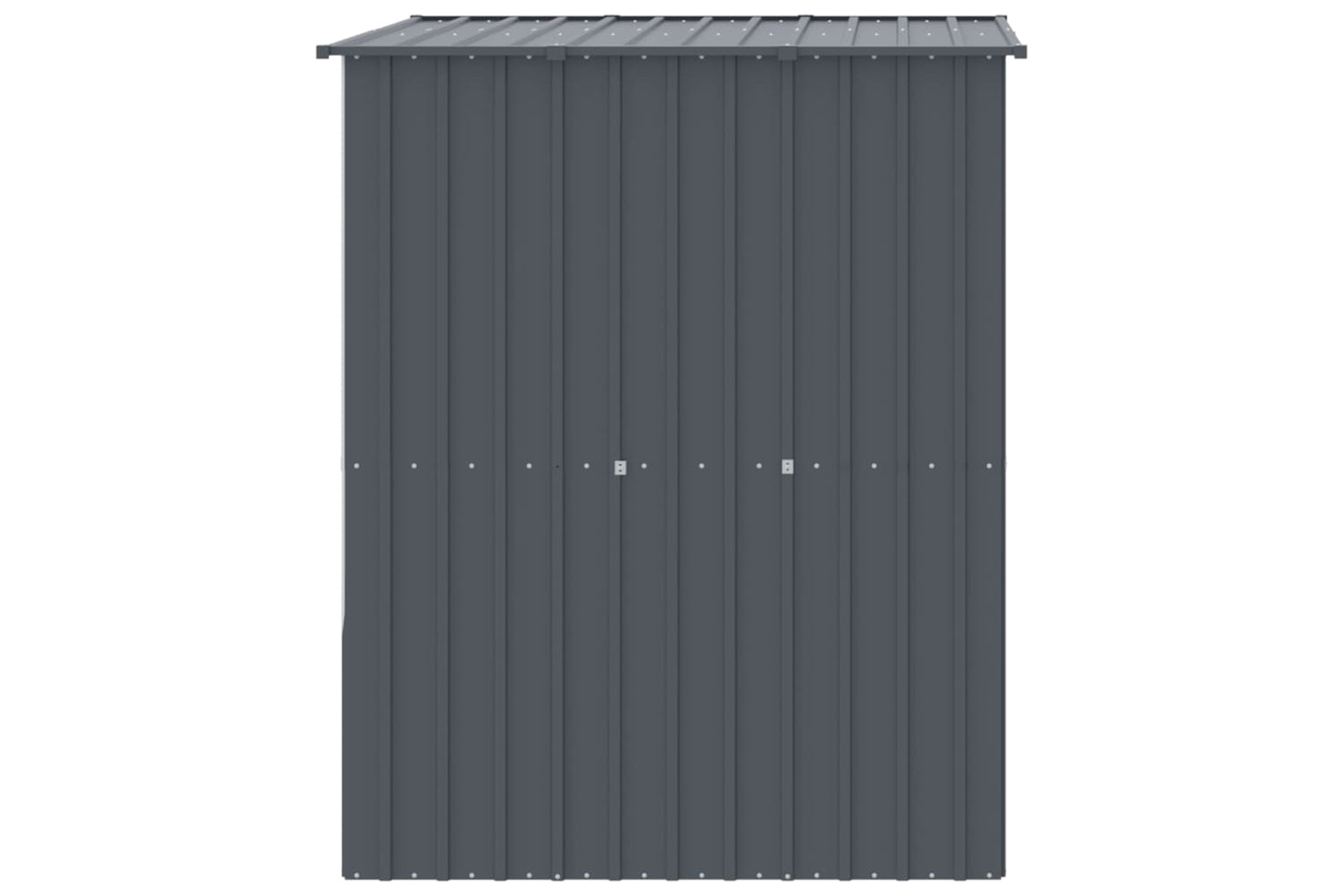 vidaXL 172363 Dog House With Roof Anthracite 165x153x181cm Galvanised Steel-3