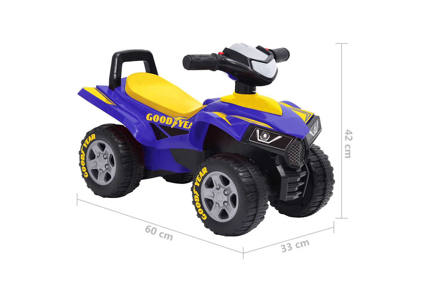 Vidaxl Children's Ride-on Quad Good Year | Blue-6