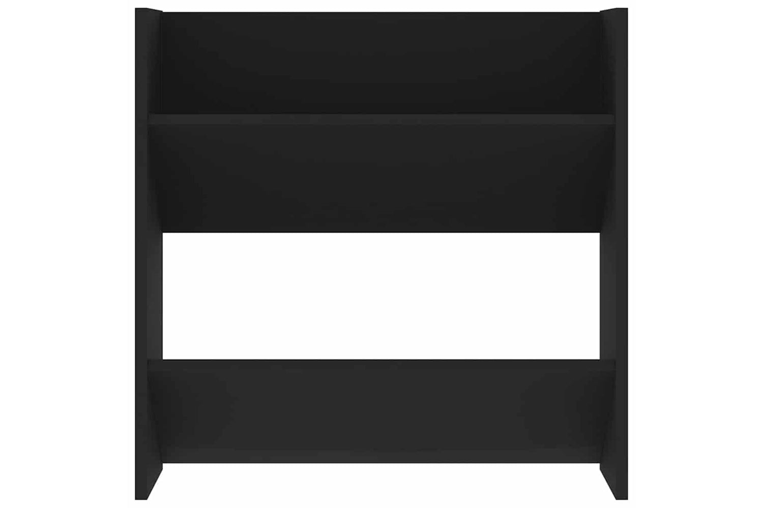 vidaXL 806719 Wall Shoe Cabinets 4 Pcs Black 60x18x60cm Engineered Wood-5
