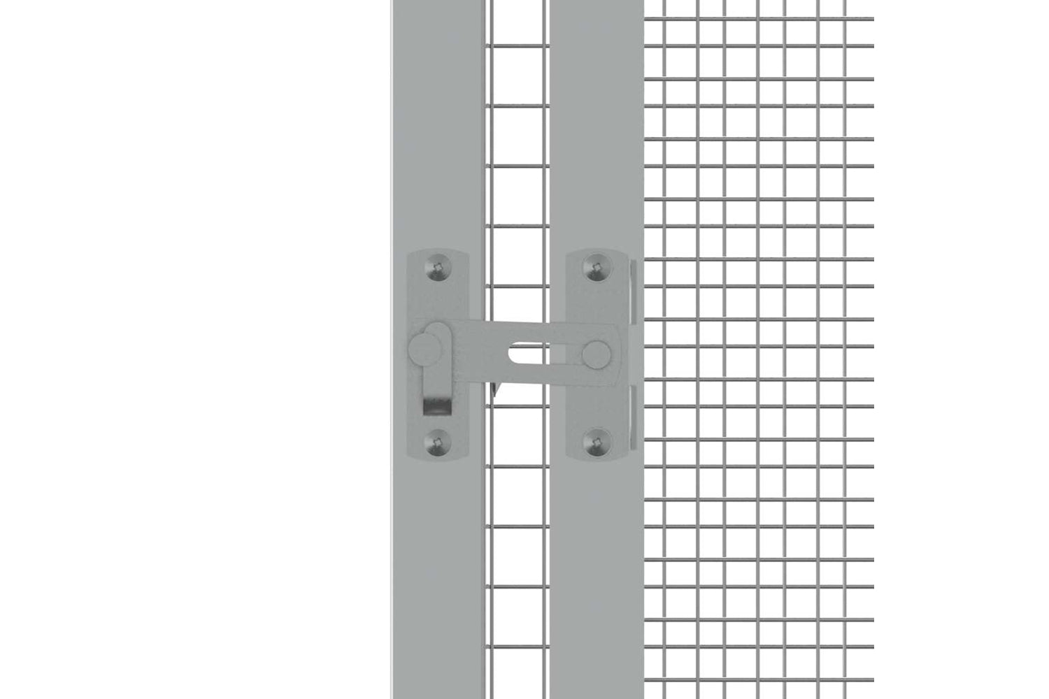 Vidaxl Bird Cage Grey 302.5x324.5x211.5 Cm Galvanised Steel-5