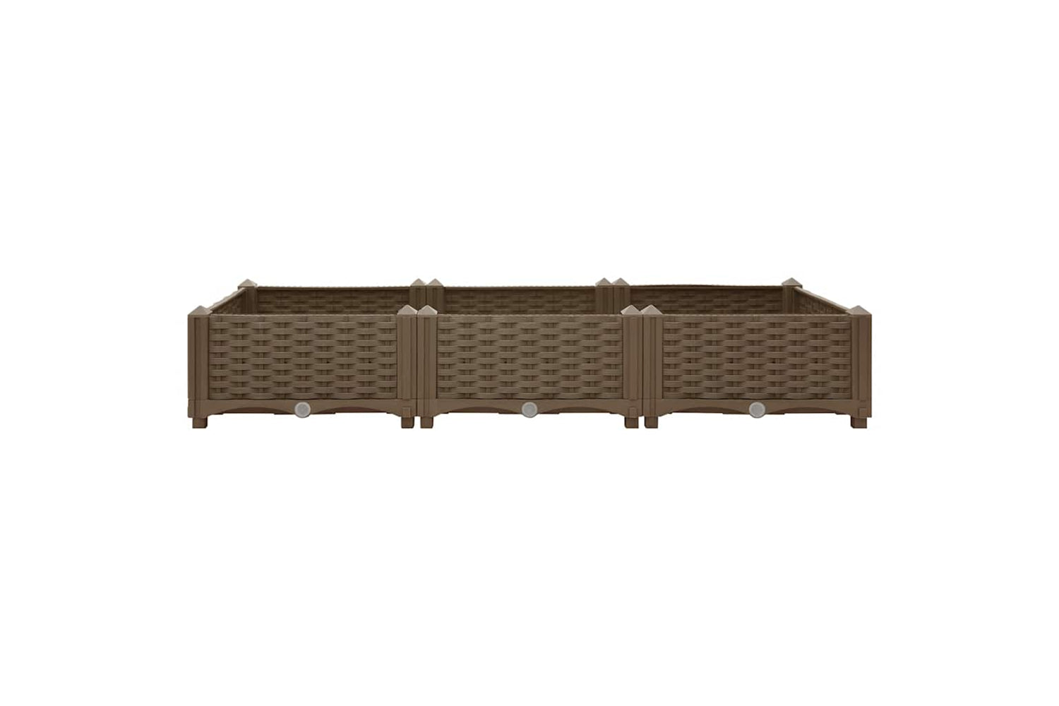 vidaXL Raised Bed 120x40x23cm Polypropylene-3