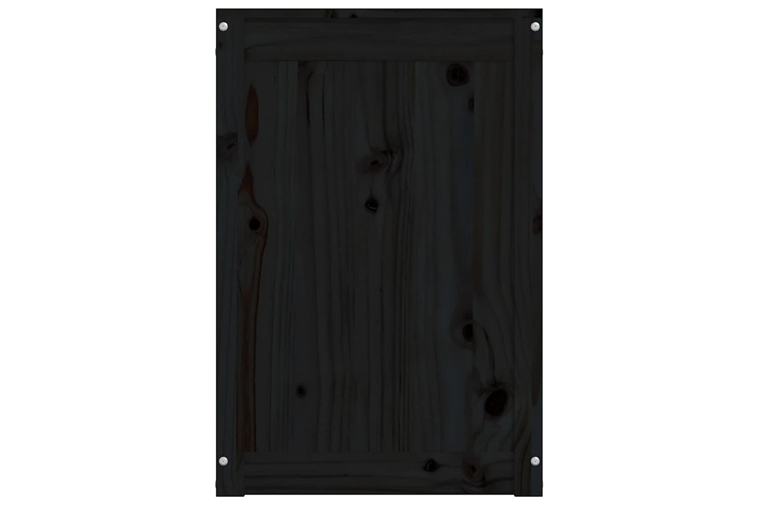 vidaXL 823568 Laundry Box Black 44x44x66cm Solid Wood Pine-6