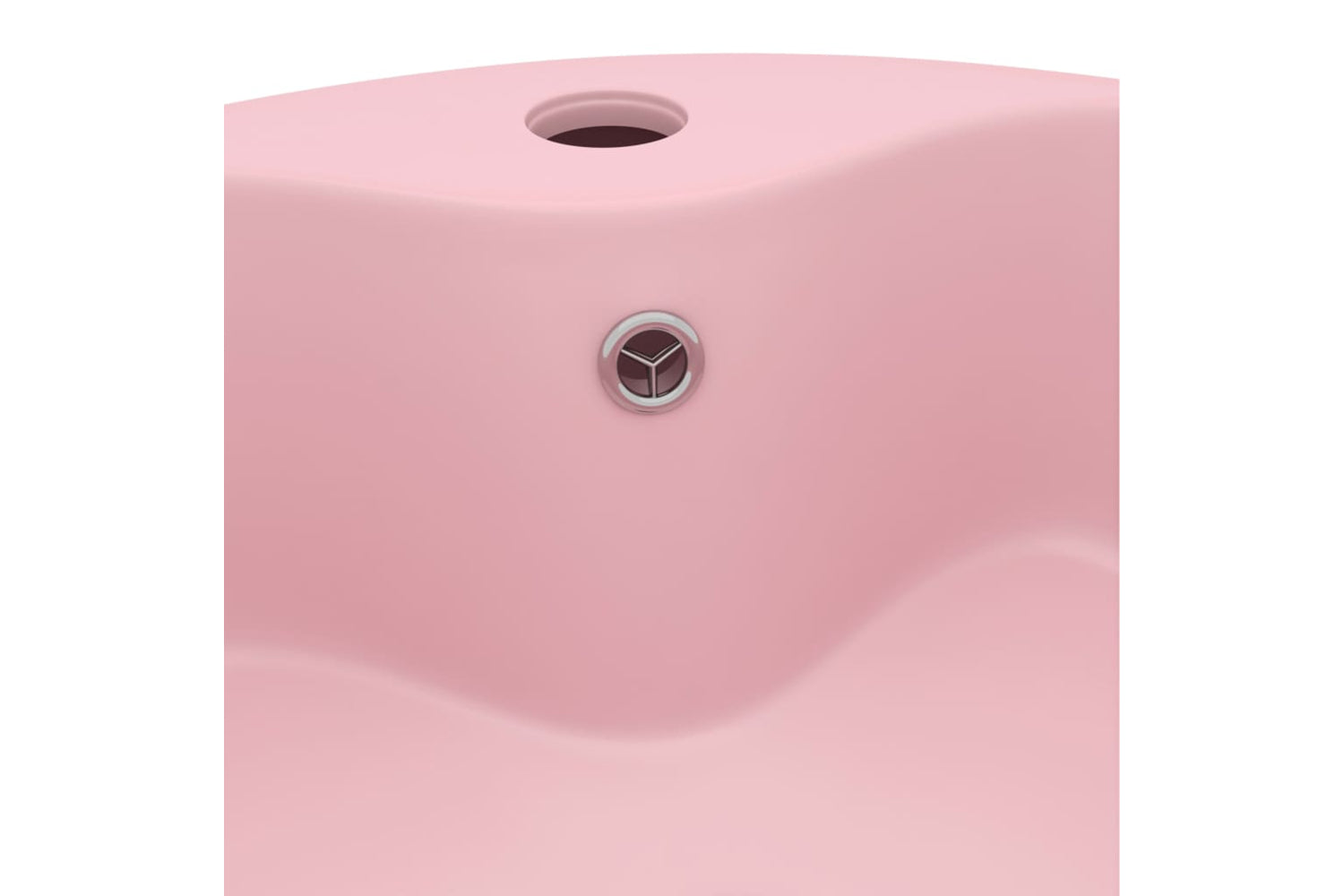 vidaXL 147032 Luxury Wash Basin With Overflow Matt Pink 36x13cm Ceramic-4