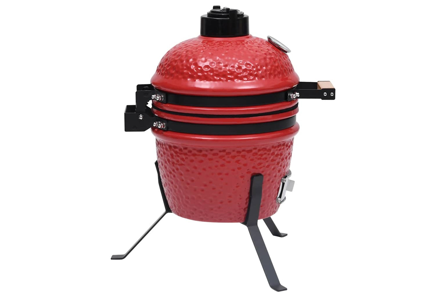 Vidaxl 2-in-1 Kamado Barbecue Grill Smoker Ceramic 56 Cm Red-6