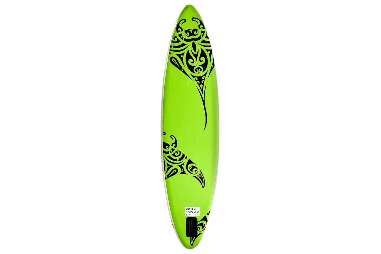 Vidaxl Inflatable Stand Up Paddleboard Set 320x76x15 Cm Green-4