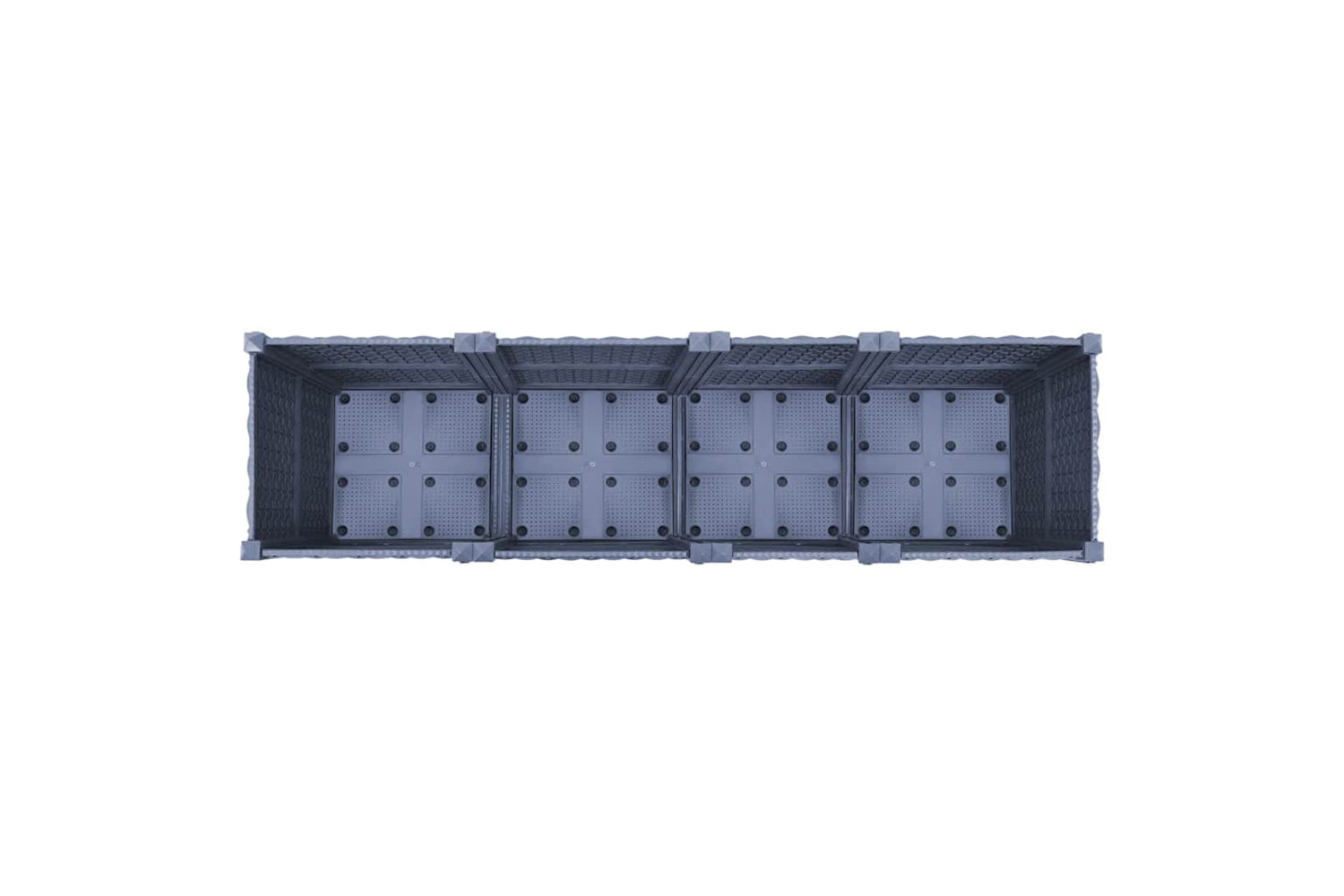 vidaXL Raised Bed 160x40x38cm Polypropylene-4