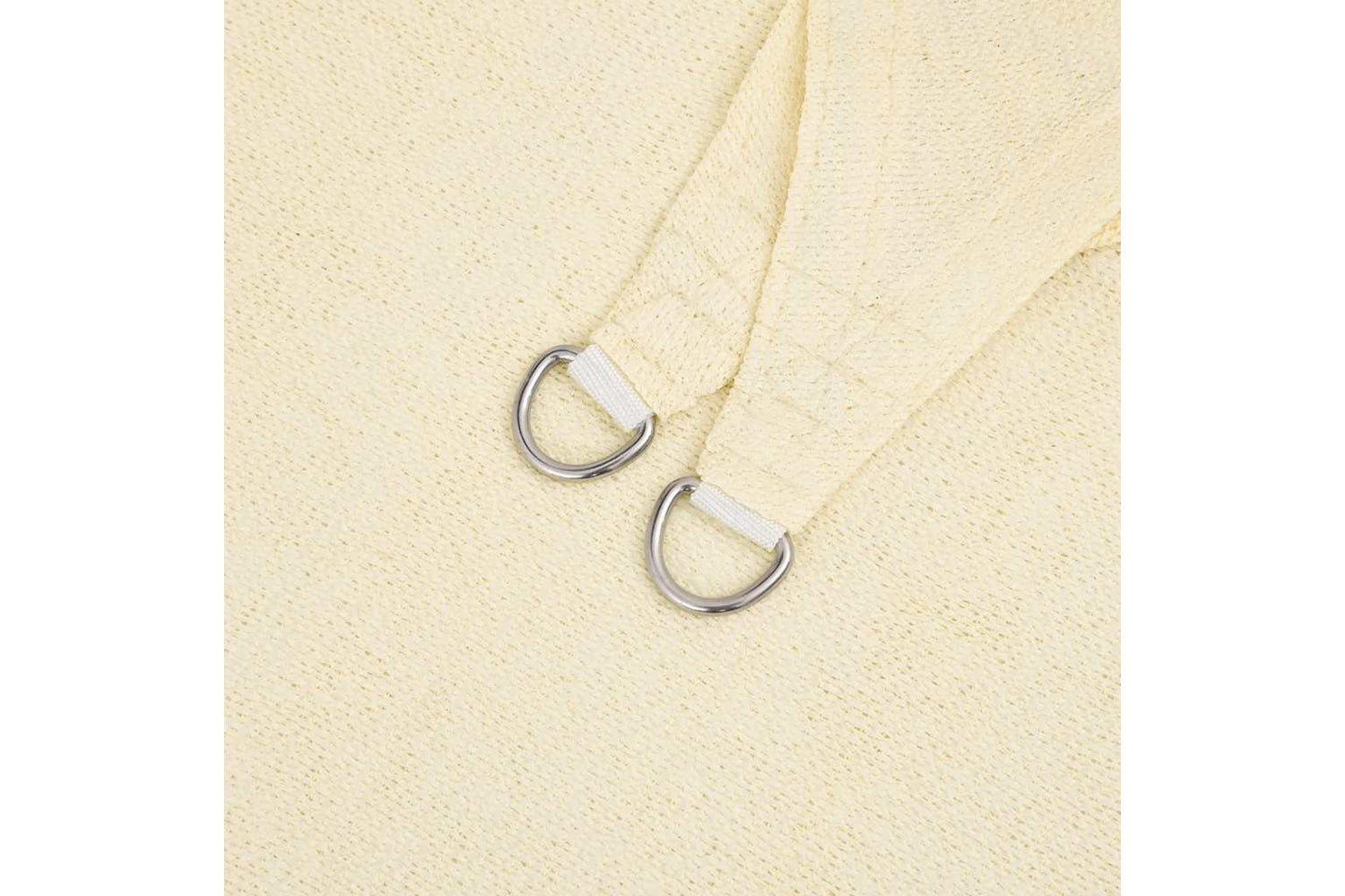 vidaXL 311187 Sunshade Sail 160 G/mÂ² Cream 3.5x5 M Hdpe-4