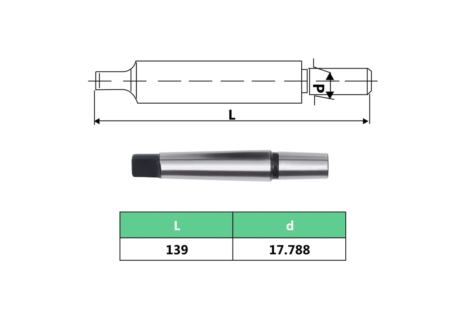 vidaXL 146696 Quick Release Drill Chuck Mt2-b18 With 16mm Clamping Range-8