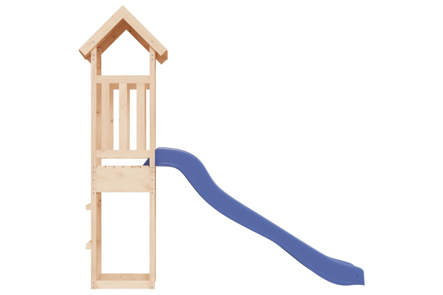 Vidaxl 3155807 Playhouse With Slide Solid Wood Pine-5