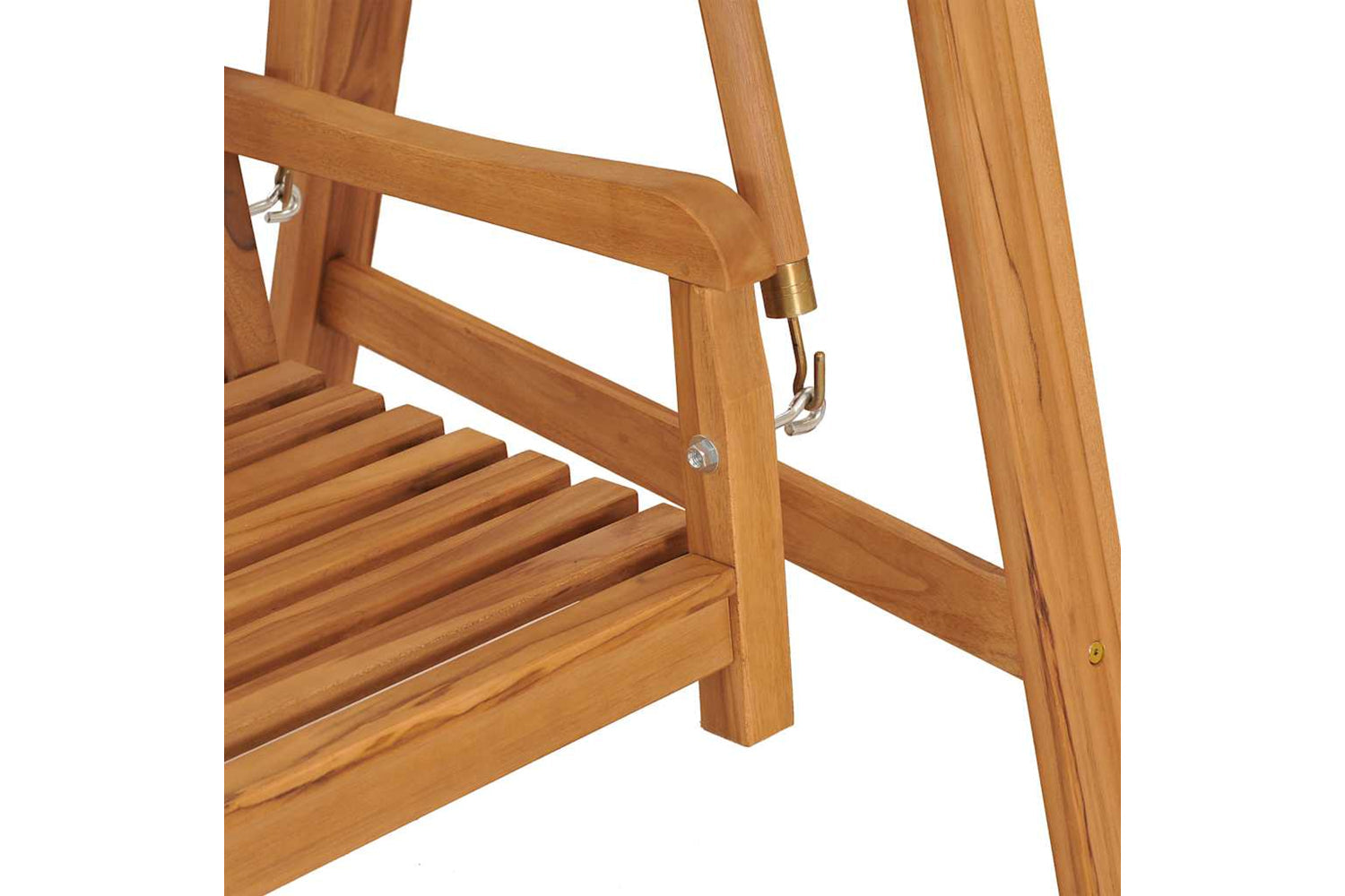 vidaXL 316629 Swing Bench 170cm Solid Teak Wood-8