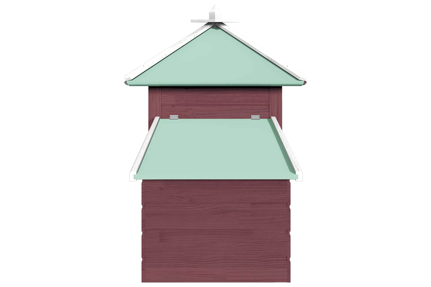 vidaXL 170982 Chicken Coop With Nest Box Mocha 190x72x102cm Solid Firwood-4