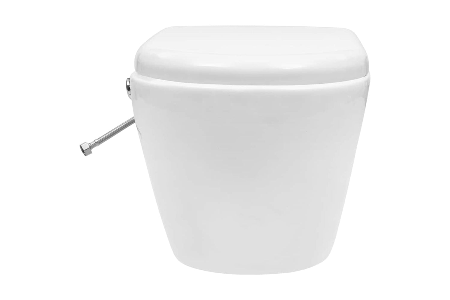 Vidaxl Wall Hung Rimless Toilet With Concealed Cistern Ceramic White-7