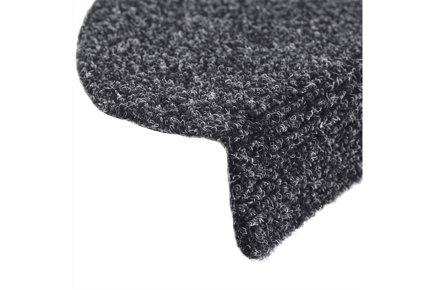 vidaXL 149700 Self-adhesive Stair Mats 5 Pcs Dark Grey 65x21x4cm Needle Punch-5
