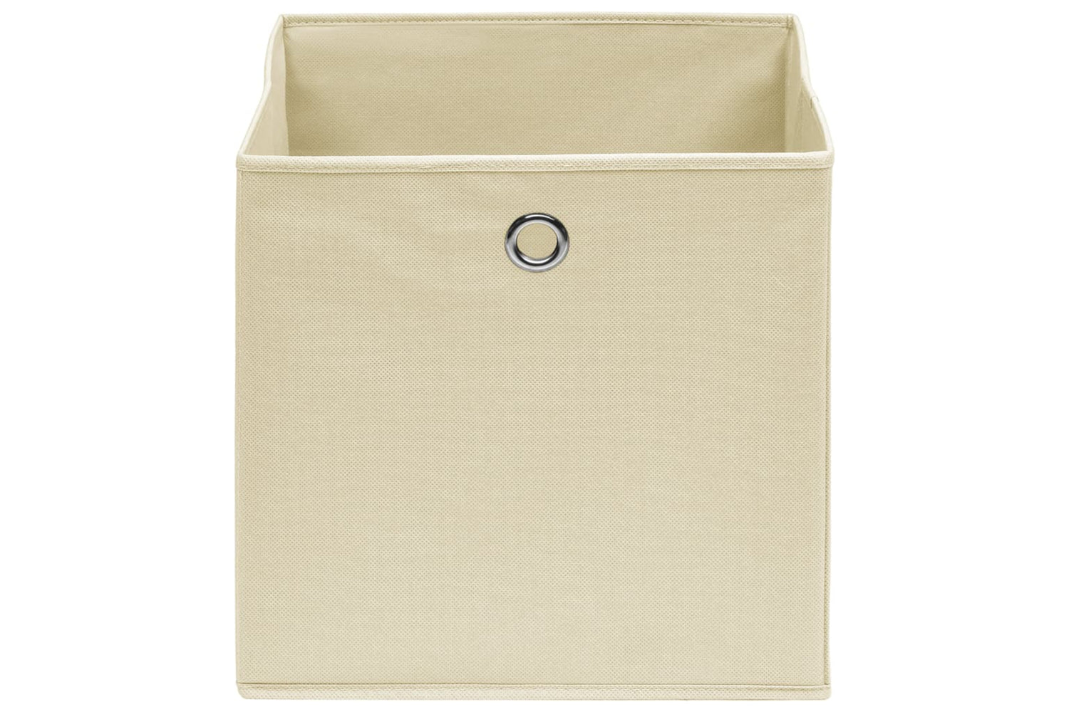 vidaXL 325217 Storage Boxes 10 Pcs Non-woven Fabric 28x28x28cm Cream-3