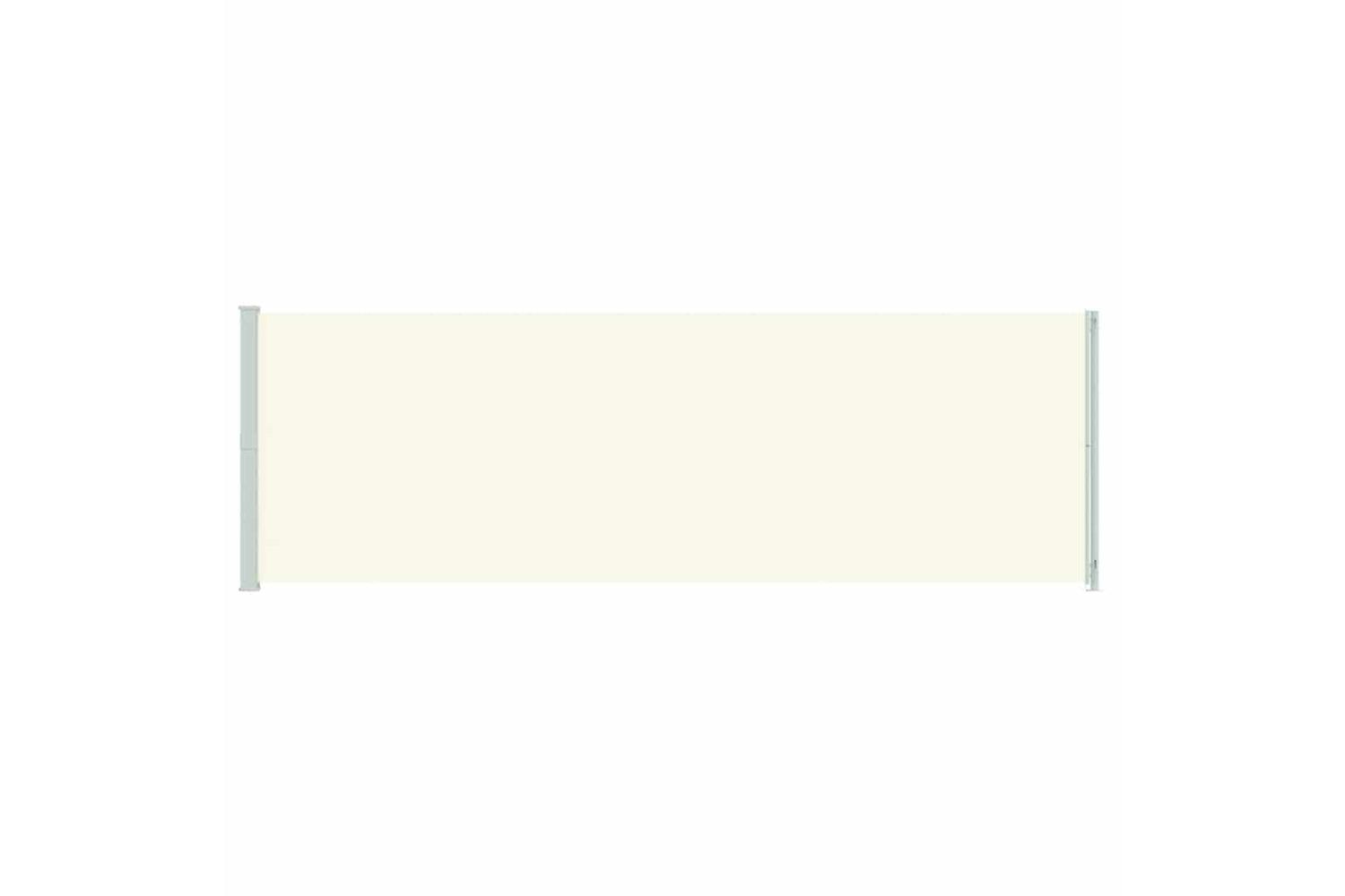 vidaXL 317971 Patio Retractable Side Awning 200x600cm Cream-3