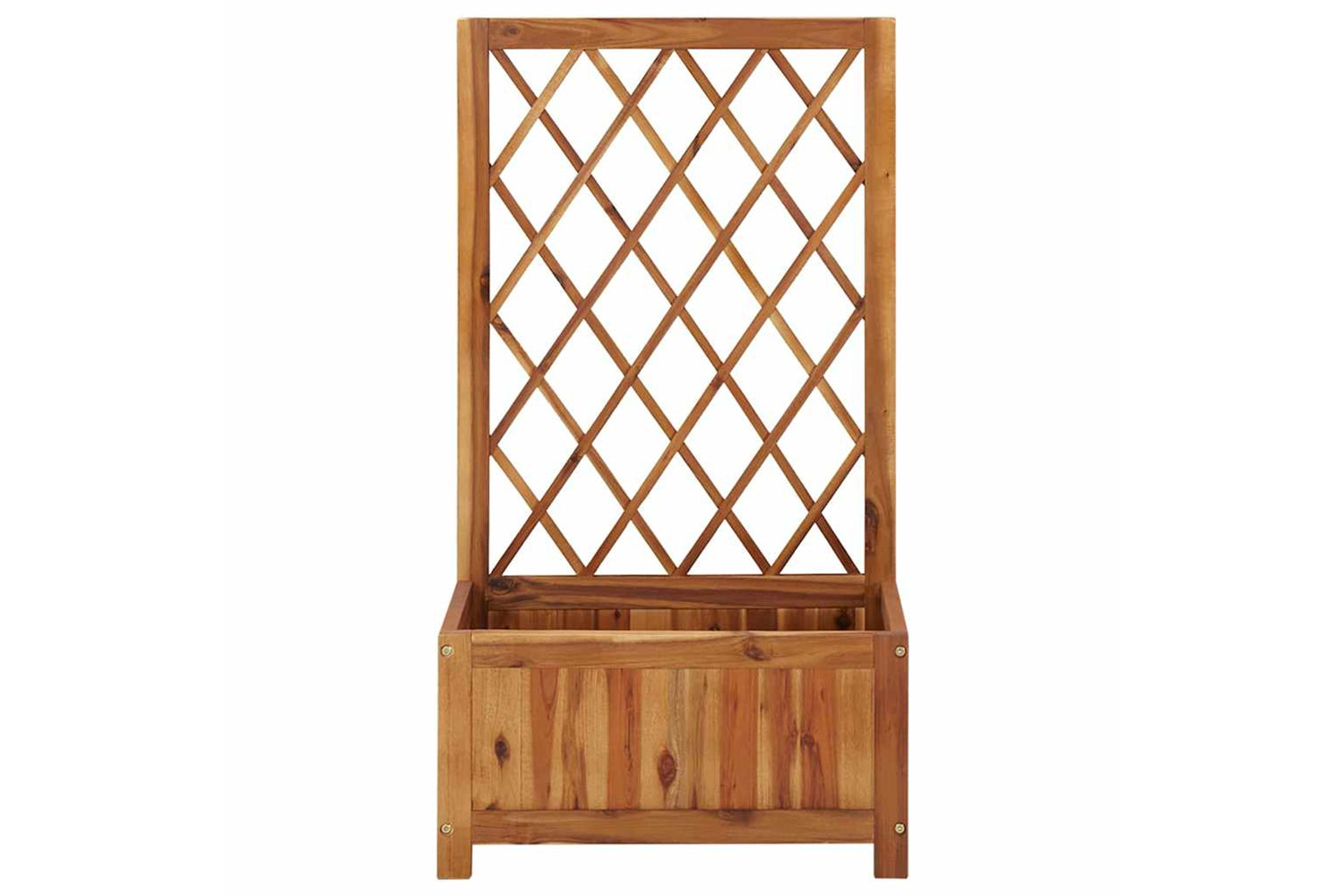 Vidaxl 316541 Garden Raised Bed With Trellis Solid Acacia Wood-3