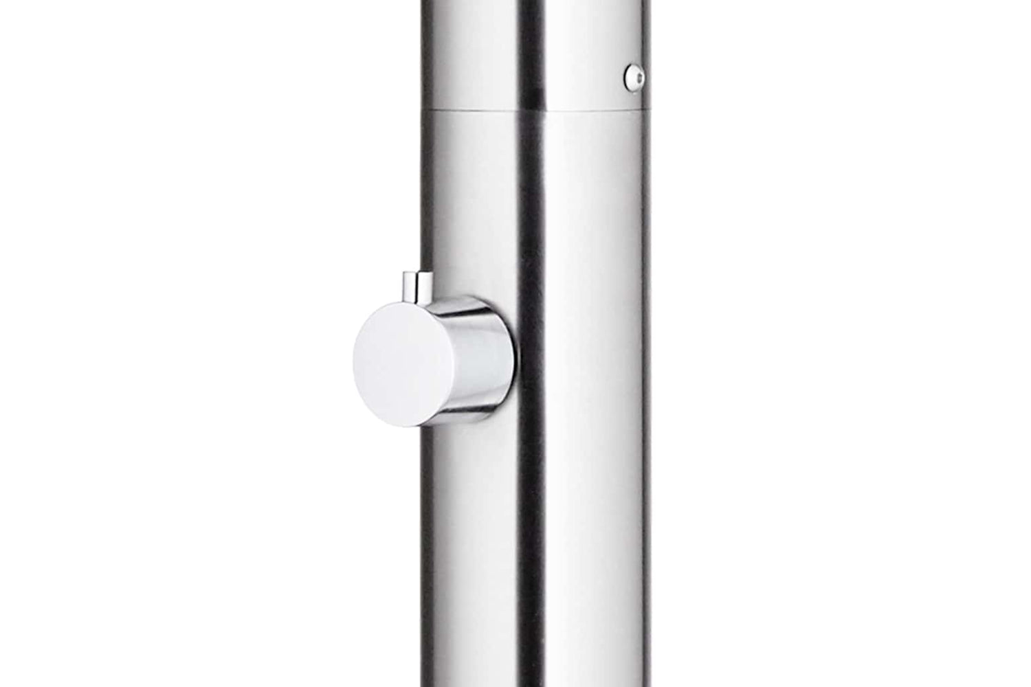 vidaXL 3070778 Garden Shower With Brown Base 220cm Stainless Steel-9