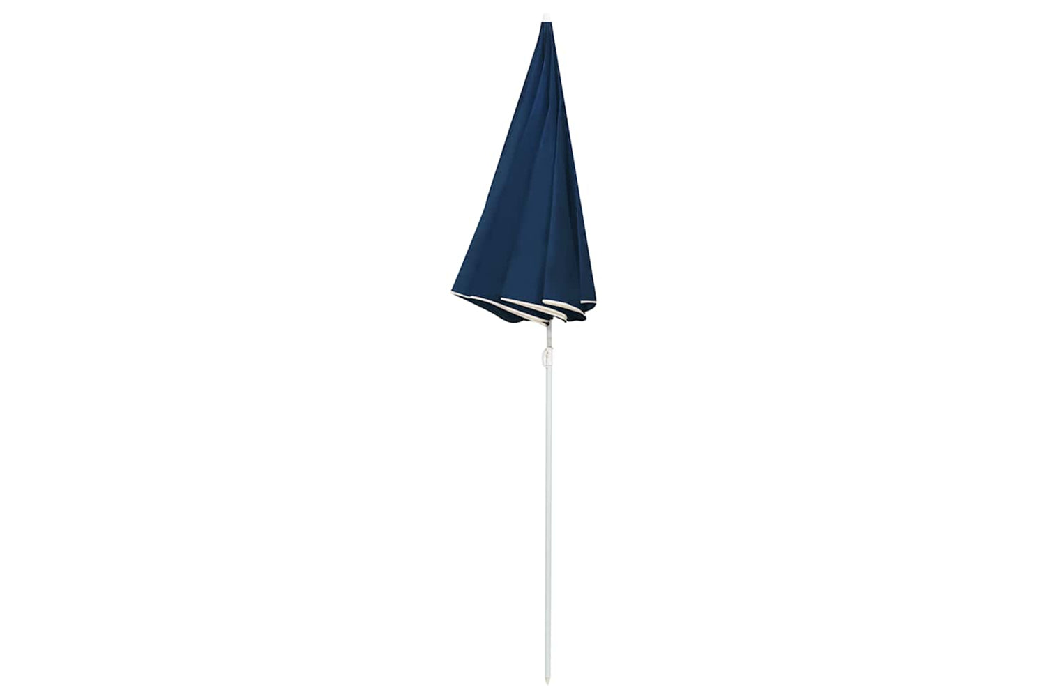 vidaXL 315538 Outdoor Parasol With Steel Pole Blue 180cm-3