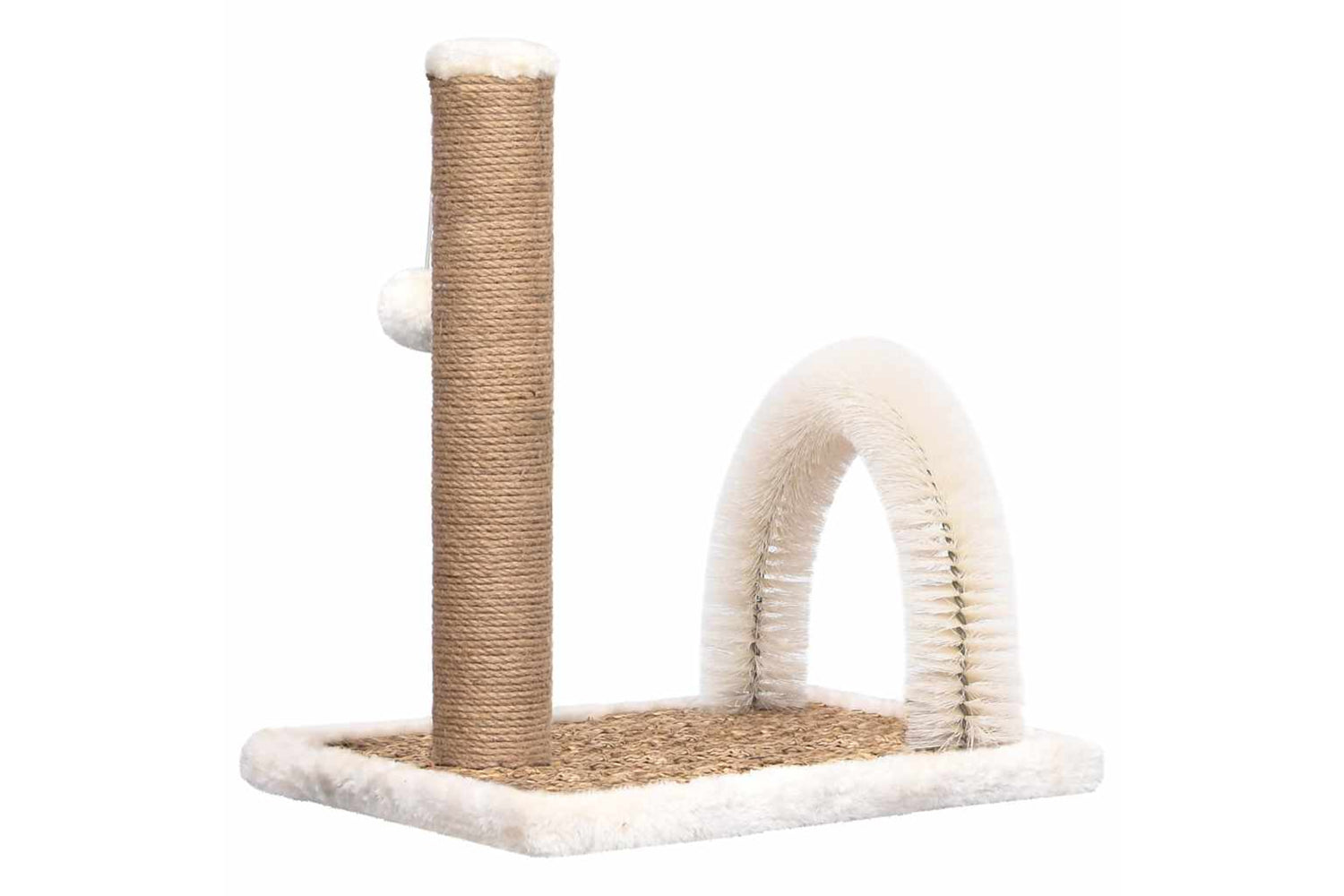 Vidaxl Cat Tree With Arch Grooming Brush And Scratch Post-5
