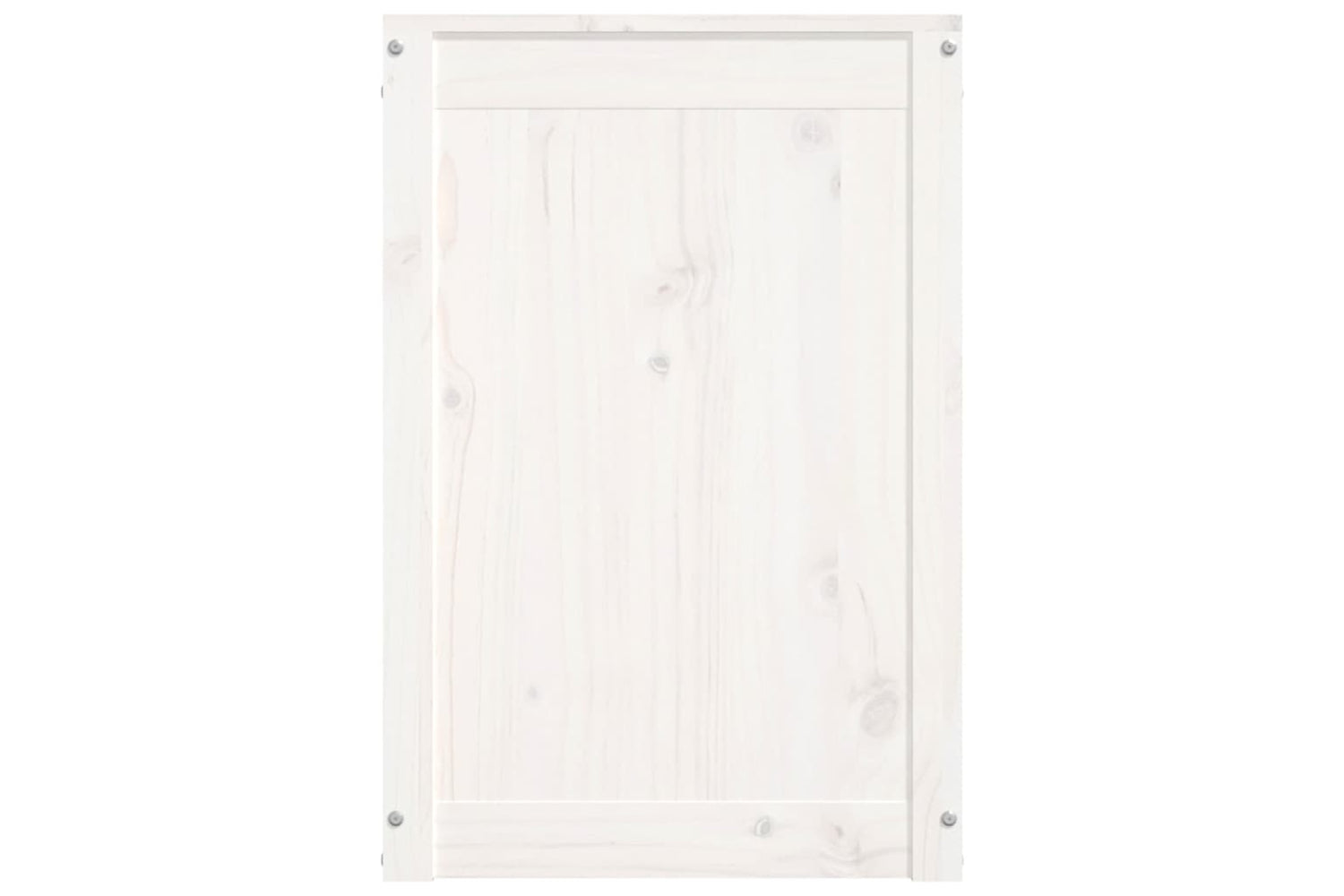 vidaXL 823565 Laundry Box White 44x44x66cm Solid Wood Pine-6