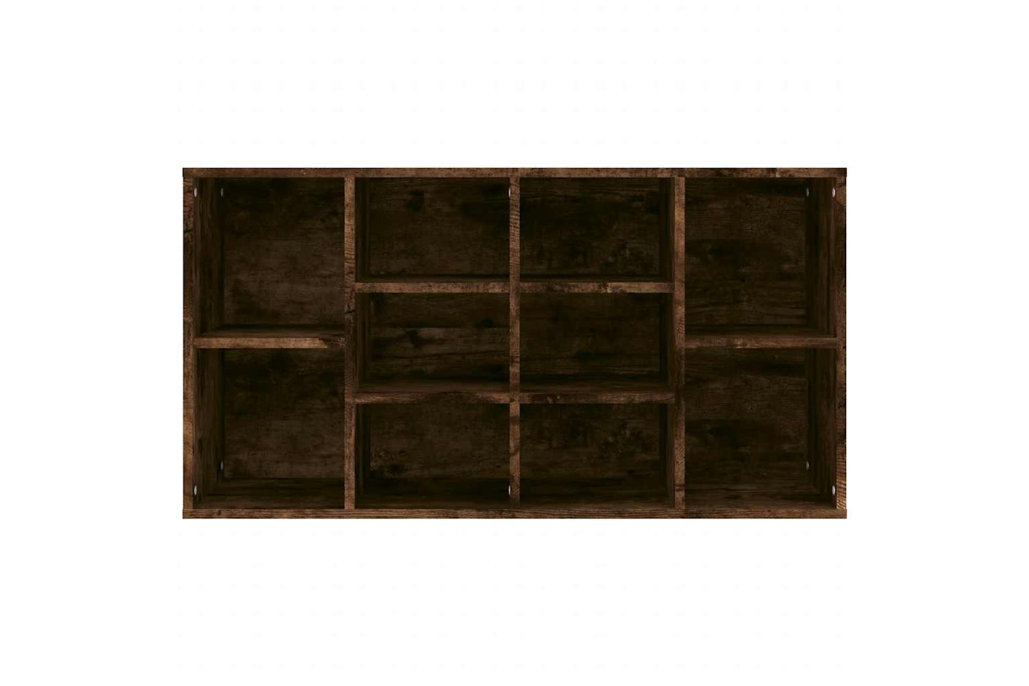 vidaXL 826369 Shoe Bench Smoked Oak 103x30x54.5cm Engineered Wood-4