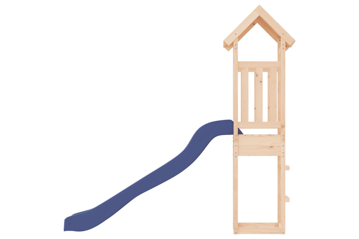 Vidaxl 3155807 Playhouse With Slide Solid Wood Pine-6
