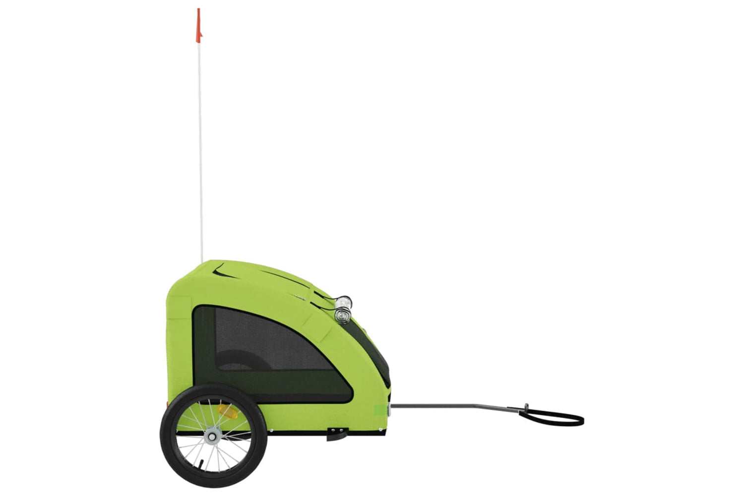 Vidaxl 93962 Pet Bike Trailer Green Oxford Fabric And Iron-5