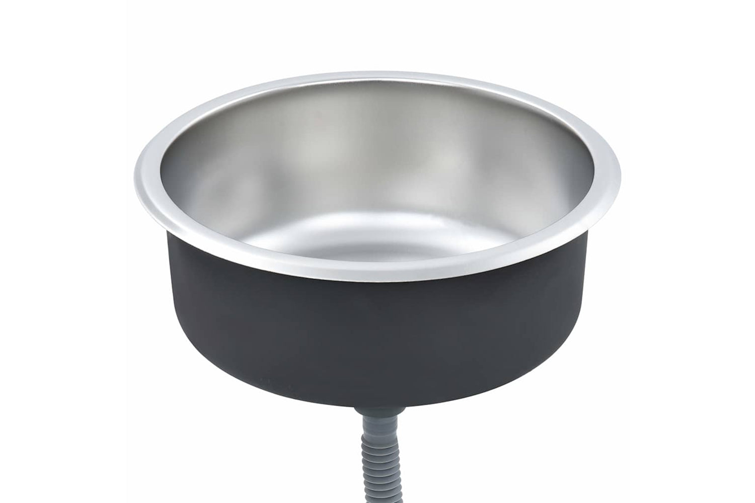 Vidaxl 145070 Kitchen Sink With Strainer And Trap Stainless Steel-4