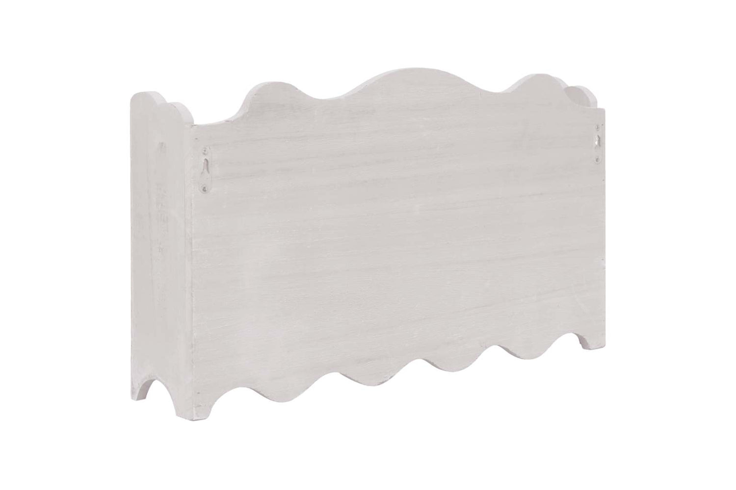 vidaXL 284235 Wall Mounted Coat Rack White 50x10x30cm Wood-4