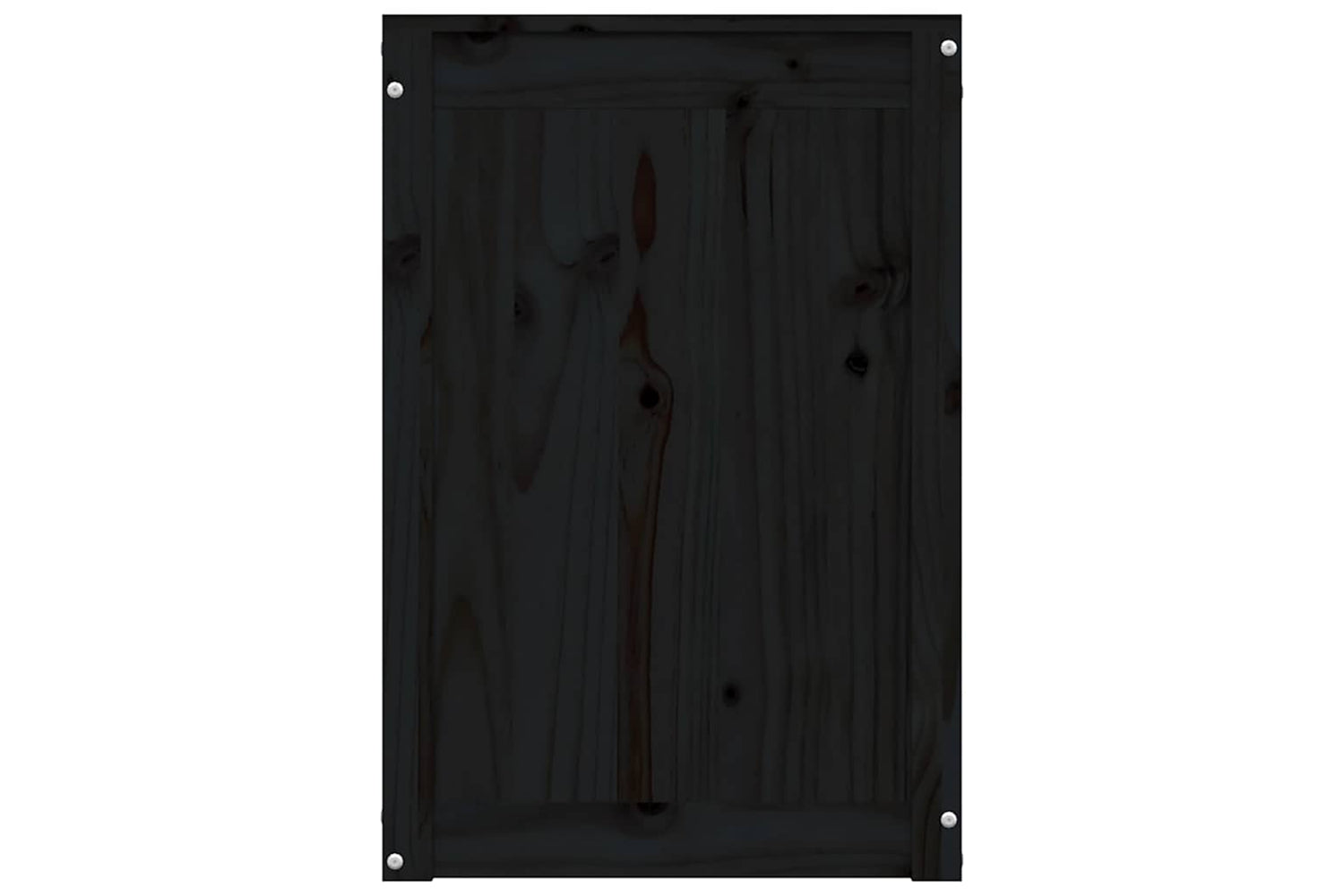 vidaXL 823568 Laundry Box Black 44x44x66cm Solid Wood Pine-5