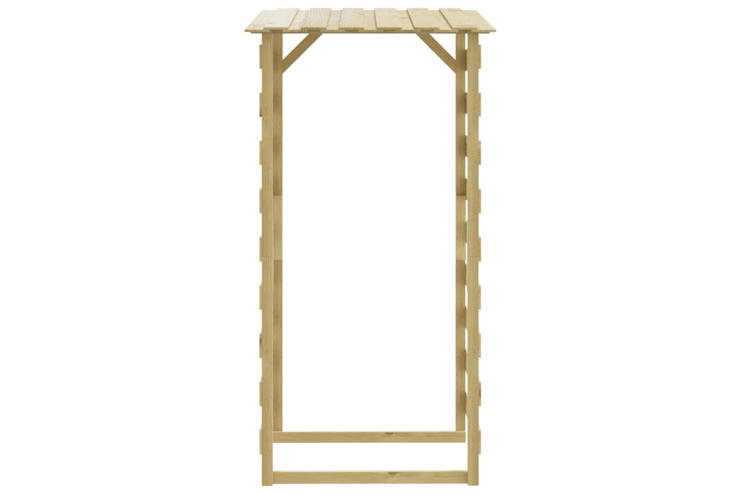 vidaXL 3096648 Pergolas With Roofs 2 Pcs 100x90x200cm Impregnated Pinewood-3