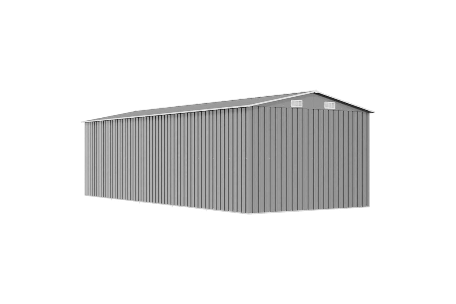 Vidaxl 143353 Garden Shed 257x580x181 Cm Metal Grey-7