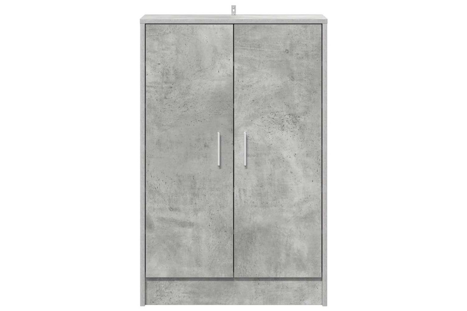 vidaXL Shoe Cabinet Concrete Grey 60x35x92cm Engineered Wood-3
