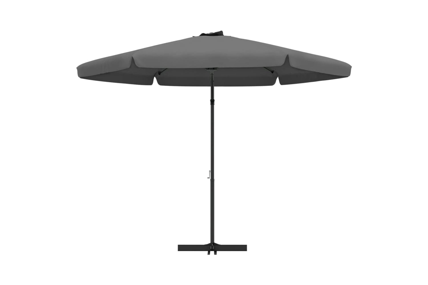 vidaXL 47314 Outdoor Parasol With Steel Pole 300x250cm Anthracite-3