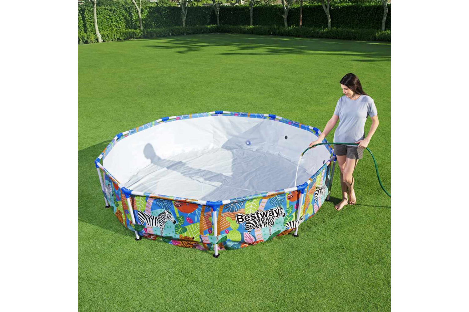 Bestway 92064 Swimming Pool Steel Pro Frame 305x66 Cm-3