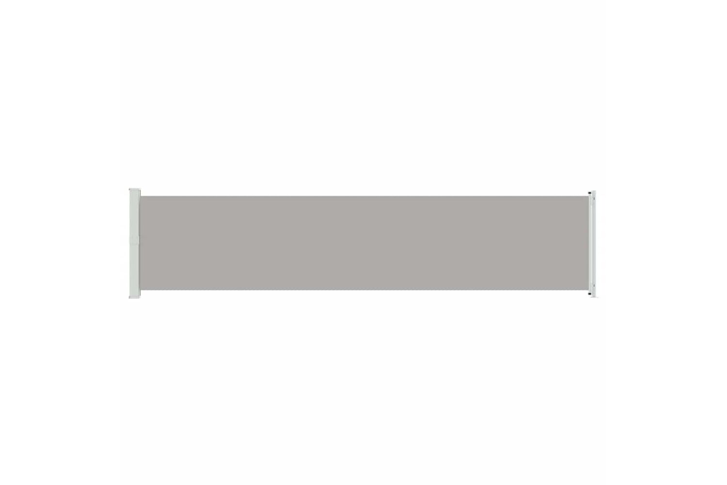 vidaXL 313373 Patio Retractable Side Awning 140x600cm Grey-3