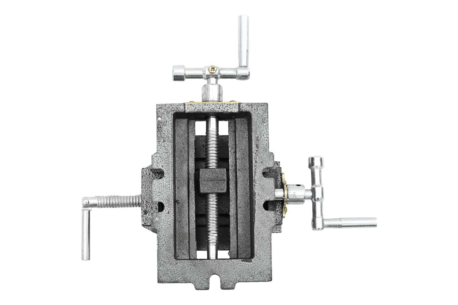 vidaXL 145383 Manually Operated Cross Slide Drill Press Vice 70mm-3