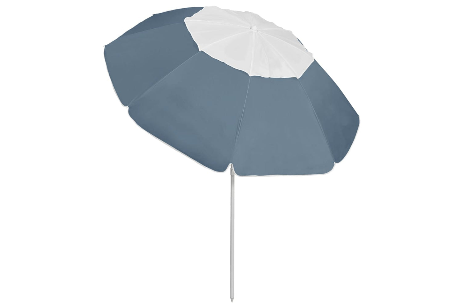 vidaXL 314716 Beach Umbrella Blue 300cm-3
